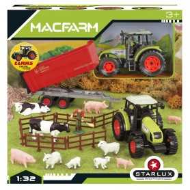 Fattoria Giocattolo per Bambini con Trattore e Animali Starlux 3 Anni+