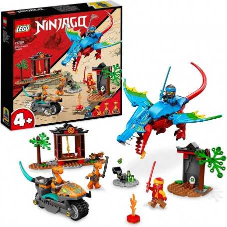 Lego Ninjago 71759 Il Tempio del Ninja Dragone 4 Anni+