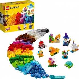 Lego Classic 11013 Mattoncini Trasparenti Creativi 4 Anni+