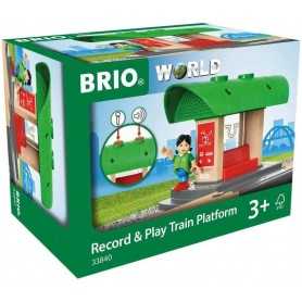 Brio Banchina Ferrovia Registra e Ascolta 33840 Brio World 3 Anni+