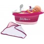 Vasca Bagno Bambola Smoby Baby Nurse con Effetto Bolle, Luci e Acqua 220362 3 Anni+