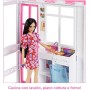 Barbie Casa Loft 2 Piani Casa Portatile con Bambola Barbie Arredamenti e Accessori HCD48 Mattel 3 Anni+