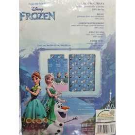 Lenzuola Frozen Letto Singolo 3 Pezzi Cotone Disney Elsa Anna e Olaf 00772 Disney Home