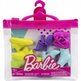 Barbie Scarpe Confezione da 5 Paia di Scarpe per Barbie HBV30 Mattel 3 Anni+
