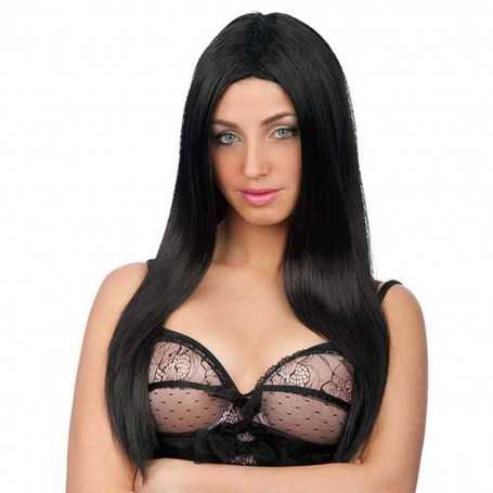 Parrucca Nera Lunga Liscia 2527 Carnival