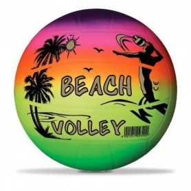 Pallone Beach Volley 23 cm Bio Ball Fluo Multicolor 01035 Mondo