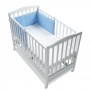 Paracolpi Lettino Neonato Bianco 3 Lati 180x40 cm Italbaby
