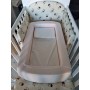 Riduttore Lettino Antisoffoco Neonato Culla Portatile Rosa 50x85 cm con Materasso e Cuscino 0 Mesi+