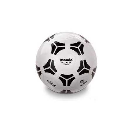 Pallone Calcio Hot Play 23 cm Bio Ball Bianco/Nero 01033 Mondo