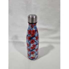 Bottiglia Termica 500 ml Tropical Flowers Acciaio Inossidabile Bella Vita