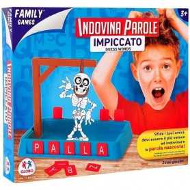 Gioco dell' Impiccato per Bambini Gioco in Scatola 34635 Globo 3 Anni+