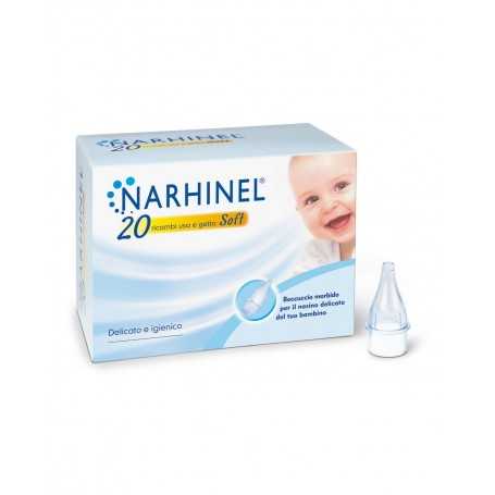 Narhinel Ricambi 20 Pezzi per Aspiratore Nasale