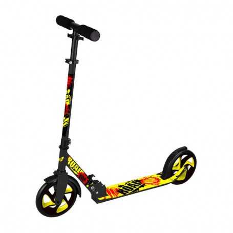 Monopattino Pieghevole Fino a 100 kg con Ruota 200 mm Giallo 707300091 Sport One