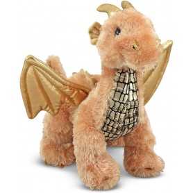 Peluche Drago 33 cm Oro Lustre Melissa & Doug 17571 3 Anni+