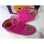 Pantofole Bambina 30 Rosa Chiuse con Velcro in Tela Made in Italy 350 Pokerino