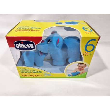 Chicco Orsette Splash Gioco per il Bagnetto in Tessuto Galleggianti 6 Mesi+