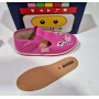 Scarpe Bimba 25 Occhietti Rosa con Velcro in Tela Made in Italy 70 Pokerino Granchio