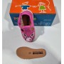 Scarpe Bimba 21 Occhietti Rosa con Velcro in Tela Made in Italy 70 Pokerino Granchio
