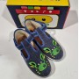 Scarpe Bambino 22 Occhietti Blu con Velcro in Tela Made in Italy 70 Pokerino Granchio