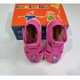 Sandali Bambina 24 Rosa con Velcro in Tela Made in Italy 65 Pokerino Snake