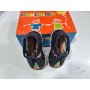 Sandali Primi Passi Bambino 19 Blu con Velcro in Tela Made in Italy 65 Pokerino Clown