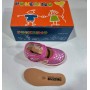 Ballerine Bambina in Tessuto 23 Rosa con Velcro Made in Italy 60 Pokerino Cuori Argento