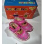 Ballerine Primi Passi Rosa 20 in Tessuto con Velcro Made in Italy 60 Pokerino Pois Argento