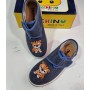 Scarpe Bambino Tela 26 Blu con Velcro Made in Italy 68 Pokerino Tigre