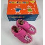 Scarpe Bambina Tela 32 Rosa con Velcro Made in Italy 68 Pokerino Tigre