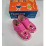Scarpe Bambina Tela 25 Rosa con Velcro Made in Italy 68 Pokerino Orsetto
