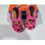 Ballerine Rosa 23 in Tessuto con Velcro Made in Italy 60 Pokerino Pois Colorati