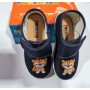 Scarpe Bambino Tela 25 Blu Scuro con Velcro Made in Italy 68 Pokerino Tigre