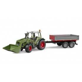 Bruder 02182 Trattore Fendt 211 Vario con Rimorchio e Benna 3 Anni+