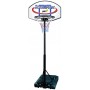 Canestro Basket con Piantana Trasportabile Altezza Regolabile 140-200 cm Slam Dunk