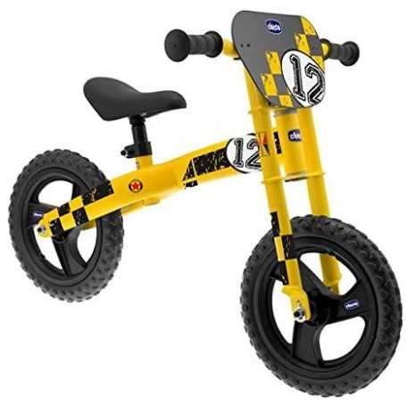 Bici senza Pedali Chicco Gialla Yellow Thunder 7413 Chicco 2 Anni+