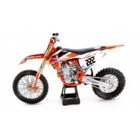 World Champion Legend KTM 450 Cairoli Modellino Moto in Metallo Originale Scala 1:6 49693 NewRay 8 Anni+