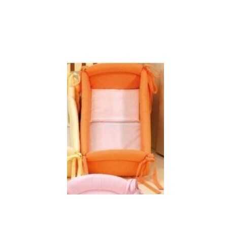Riduttore Lettino Neonato Arancione 73x40x30 cm in Cotone Willy 0 Mesi+
