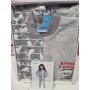 Pigiama Intero Bambina 9 Anni Caldo Cotone Senza Piedi con Zip Grigio Gattino 270058 Gary