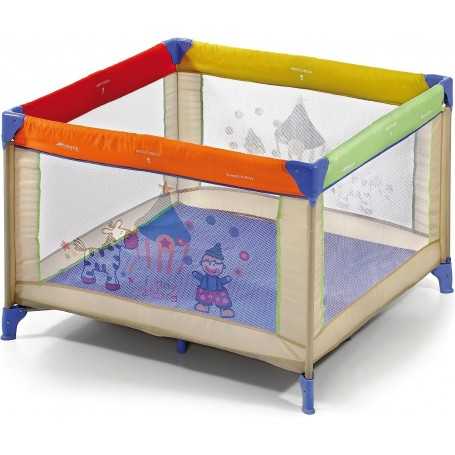 Box Bambini Quadrato 100x100 cm Richiudibile con Borsa Dream'N Play SQ  Circus Hauck