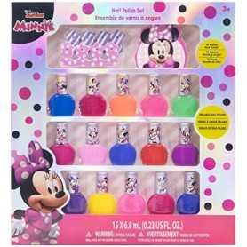 Smalti per Bambina Minnie Disney Set Manicure 15 Smalti BY220115 3 Anni+