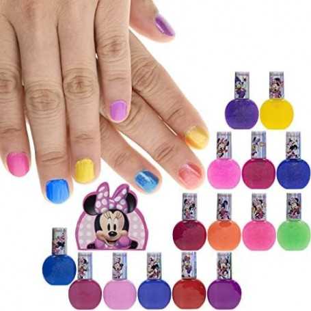 Smalti per Bambina Minnie Disney Set Manicure 15 Smalti BY220115 3 Anni+