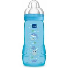 Biberon Mam 330 ml Blu Mare Delfini 4+ Mesi Easy Active Flusso Veloce 3