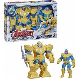 Avengers Thanos Personaggio Mech Strike con Armatura F0264 Hasbro 4 Anni+