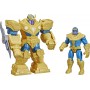 Avengers Thanos Personaggio Mech Strike con Armatura F0264 Hasbro 4 Anni+