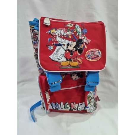 Zaino Scuola Topolino Disney Rosso 40 cm Estensibile 416121