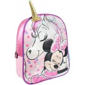 Zaino Asilo Minnie 3D Unicorno Rosa 30 cm 2100002439 Disney