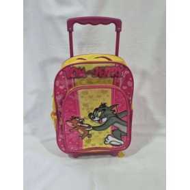 Tom & Gerry Zaino Trolley Asilo 40 cm Rosa Giallo 49579