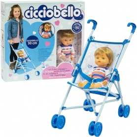 Cicciobello con Passeggino Bambola 30 cm CCB95000 Giochi Preziosi 2 Anni+