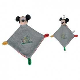 Doudou Topolino Disney Mickey Mouse Grigio Rosso 30 cm 0 Mesi+