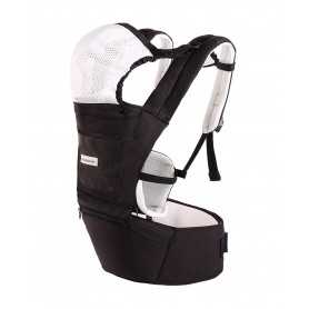 Marsupio Neonato Ergonomico 5-36 mesi 3in1 con Supporto per Anca Chloe Black 31108010025 Kikka Boo 